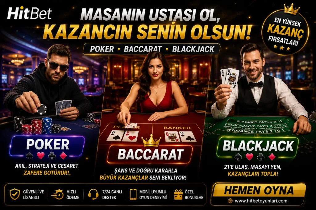 hitbet poker baccarat blackjack